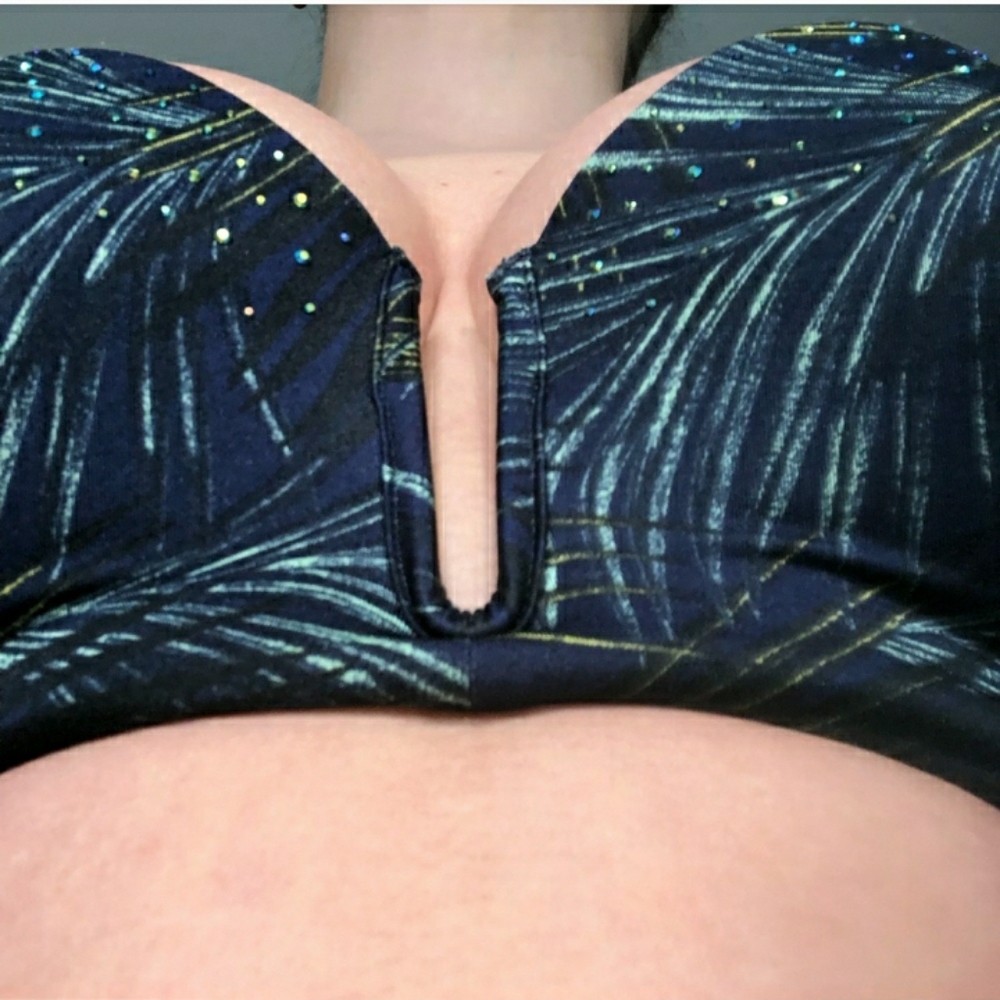 Swimwear with Swarovski crystals. Bra 36C.